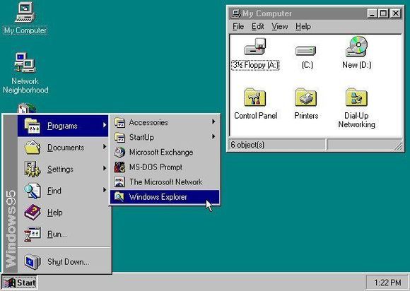 22 Years Later, Internet-Connected Computers Are Still Running Windows 95